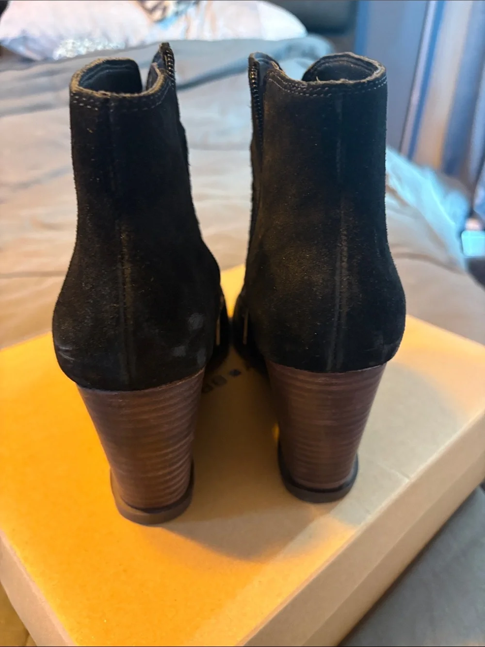 Lucky Brand black suede